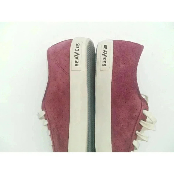 SeaVees Women's Red Canvas Standard Monterey Sneaker- Size: 6 - Picture 8 of 9